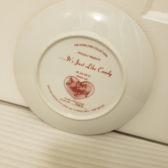 NWOB I Love Lucy "It's Just Like Candy" The Hamilton Collection 1989 - Picture 3 of 8